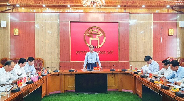 Kiểm tra công tác phòng, chống tham nhũng, thực hành tiết kiệm, chống lãng phí tại huyện Chương Mỹ 