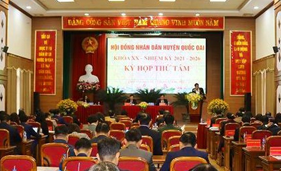 HĐND huyện Quốc Oai khoá XX khai mạc kỳ họp thứ Tám
