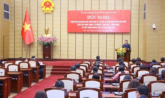 Hà Nội giao chỉ tiêu, quyết tâm hoàn thành mục tiêu phát triển năm 2023
