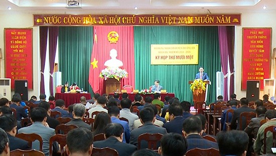 Kỳ họp thứ 11 HĐND huyện Thường Tín khóa XX, nhiệm kỳ 2021 – 2026