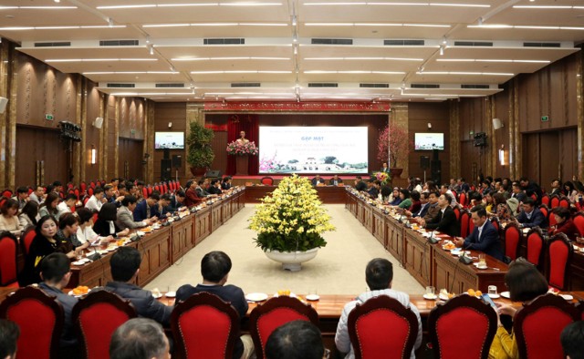 Lãnh đạo Thành phố gặp mặt đại biểu các cơ quan báo chí Trung ương và Hà Nội