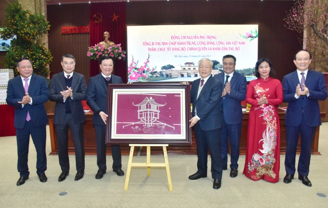 Tổng Bí thư Nguyễn Phú Trọng: Hà Nội phải thực sự phát triển, gương mẫu đi đầu, làm gương cho cả nước