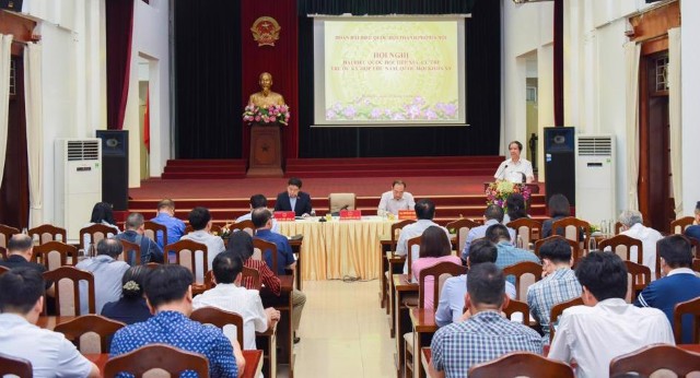 Đại biểu Quốc hội thành phố Hà Nội tiếp xúc cử tri huyện Thanh Trì, Thanh Oai 