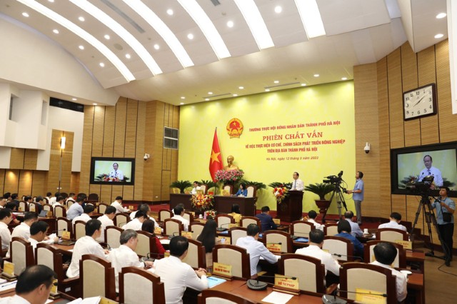 Khai mạc phiên chất vấn về thực hiện cơ chế, chính sách phát triển nông nghiệp