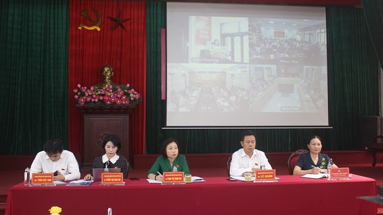 Đại biểu Quốc hội Thành phố tiếp xúc cử tri huyện, thị xã: Đan Phượng, Ba Vì, Sơn Tây, Phúc Thọ