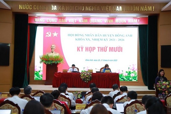 Kỳ họp thứ 10, HĐND huyện Đông Anh khóa XX xem xét, quyết nghị nhiều nội dung quan trọng