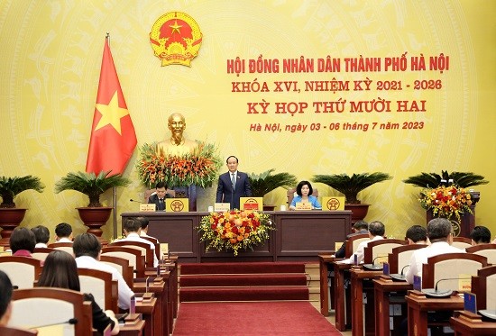Bài phát biểu bế mạc kỳ họp thứ 12 HĐND thành phố Hà Nội khoá XVI, nhiệm kỳ 2021-2026