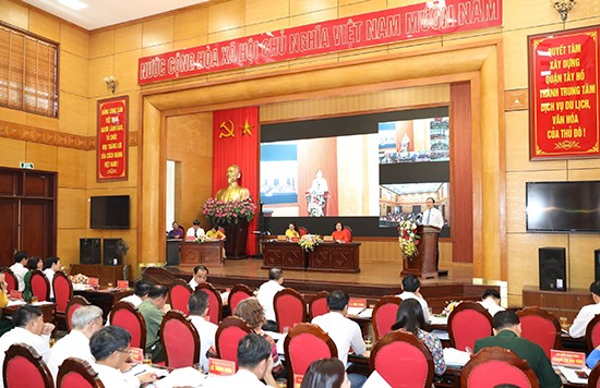 Chủ tịch HĐND Thành phố Nguyễn Ngọc Tuấn dự kỳ họp thứ 11 HĐND quận Tây Hồ