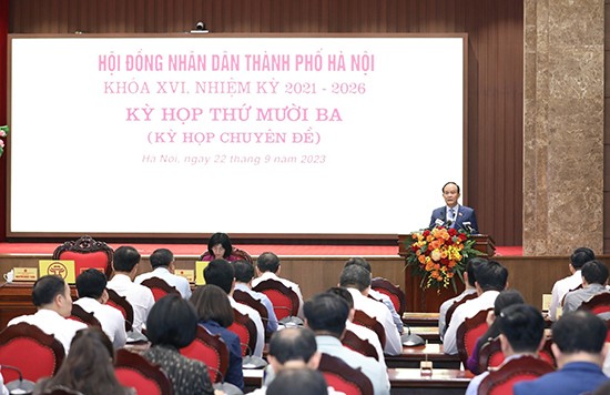 Khai mạc kỳ họp chuyên đề HĐND thành phố Hà Nội khóa XVI