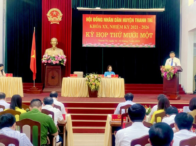 Thanh Trì: Kế hoạch lấy phiếu tín nhiệm, bỏ phiếu tín nhiệm đối với người giữ chức vụ do HĐND huyện bầu nhiệm kỳ 2021-2026