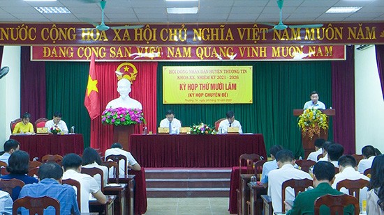 HĐND huyện Thường Tín khóa XX tổ chức kỳ họp thứ 15 (Kỳ họp chuyên đề) 