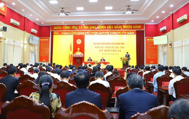 Huyện Thạch Thất khai mạc kỳ họp thứ 14 HĐND huyện khoá XX