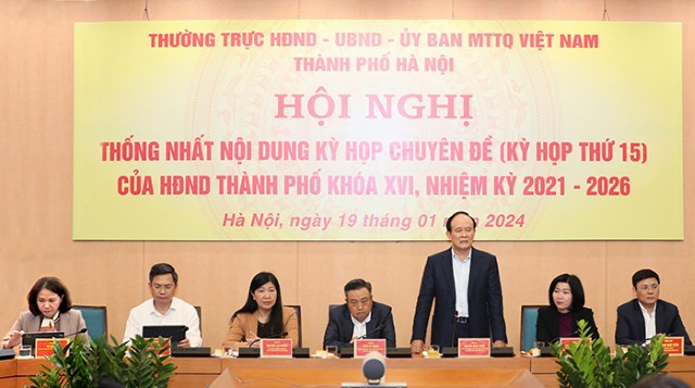 Kỳ họp chuyên đề HĐND Thành phố dự kiến diễn ra đầu tháng 3/2024