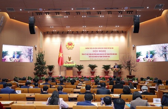 Kết luận Hội nghị tổng kết hoạt động HĐND các cấp thành phố Hà Nội năm 2023, triển khai nhiệm vụ trọng tâm năm 2024 