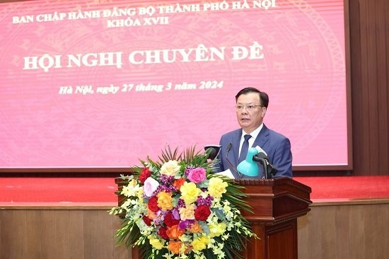 Hội nghị chuyên đề Ban Chấp hành Đảng bộ thành phố Hà Nội xem xét 4 nội dung quan trọng