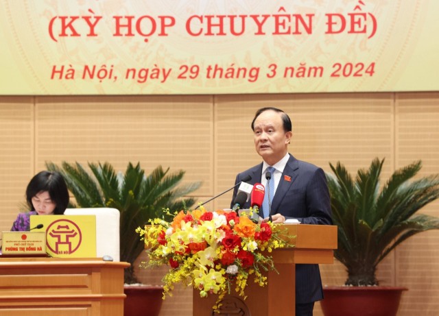 Bài phát biểu khai mạc kỳ họp thứ 15 HĐND thành phố Hà Nội khoá XVI