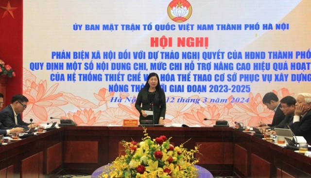 Chuẩn bị tổ chức phản biện xã hội đối với 3 nội dung kỳ họp thứ 17 HĐND Thành phố 