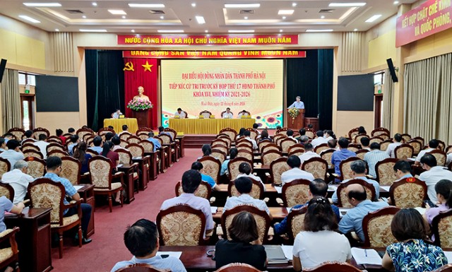 Đại biểu HĐND Thành phố tiếp xúc cử tri huyện Hoài Đức