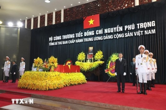 Lễ viếng Tổng Bí thư Nguyễn Phú Trọng