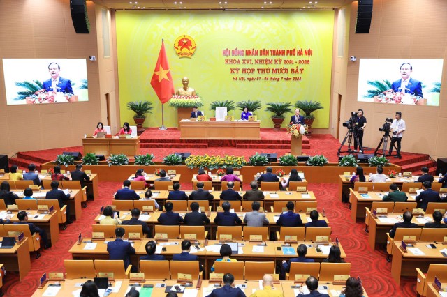 Khai mạc kỳ họp thứ mười bảy HĐND thành phố Hà Nội khóa XVI