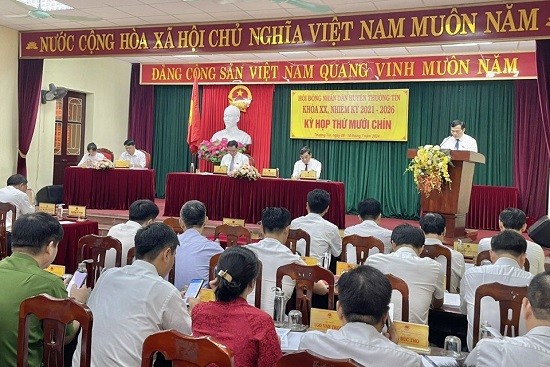 Kỳ họp thứ 19, HĐND huyện Thường Tín khóa XX