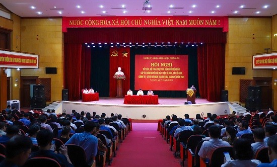 Thường Tín: Đối thoại giữa người đứng đầu cấp ủy, chính quyền với Mặt trận Tổ quốc, các tổ chức chính trị - xã hội và nhân dân