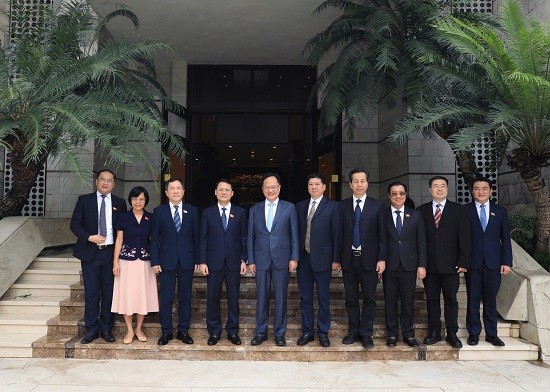 Phó Chủ tịch HĐND thành phố Phạm Quí Tiên tiếp Đoàn đại biểu Nhân đại tỉnh Phúc Kiến