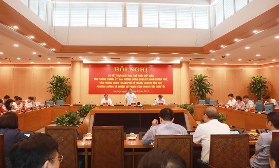 Tăng cường phối hợp giữa 3 cơ quan Văn phòng thành phố Hà Nội