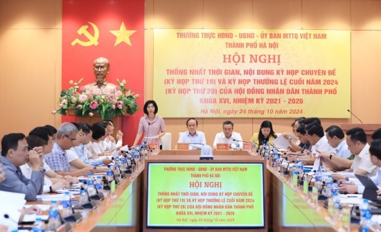 Tập trung ban hành văn bản cụ thể hóa Luật Thủ đô tại 2 kỳ họp HĐND thành phố Hà Nội sắp tới