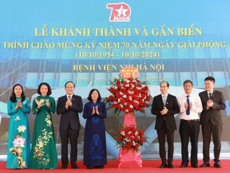 Khánh thành Bệnh viện Nhi Hà Nội