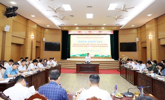 Giám sát công tác quy hoạch, quản lý đất đai, trật tự xây dựng khu vực bãi sông, ngoài đê tại huyện Đông Anh