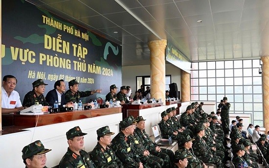 Bảo đảm an toàn tuyệt đối diễn tập khu vực phòng thủ thành phố Hà Nội năm 2024