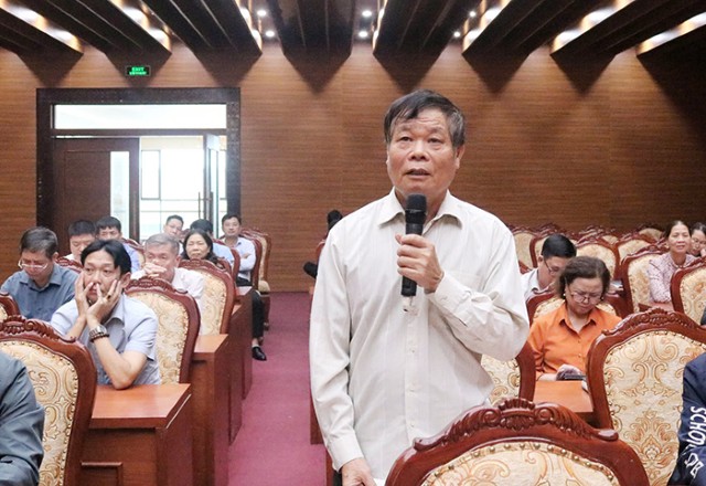 Thường trực HĐND quận Bắc Từ Liêm tiếp xúc cử tri chuyên đề khớp nối hạ tầng kỹ thuật trên địa bàn quận