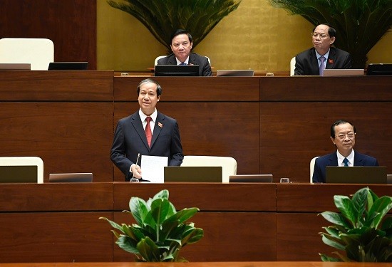 Quốc hội thảo luận về dự án Luật Nhà giáo