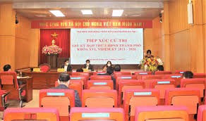 Điều chỉnh thời gian tiếp xúc cử tri tại quận Hai Bà Trưng