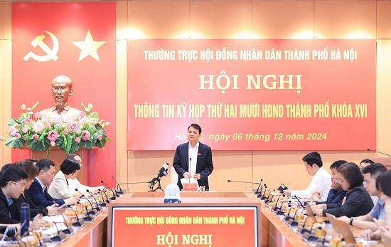 Kỳ họp thứ 20 HĐND thành phố Hà Nội sẽ diễn ra từ ngày 9 đến ngày 12/12/2024