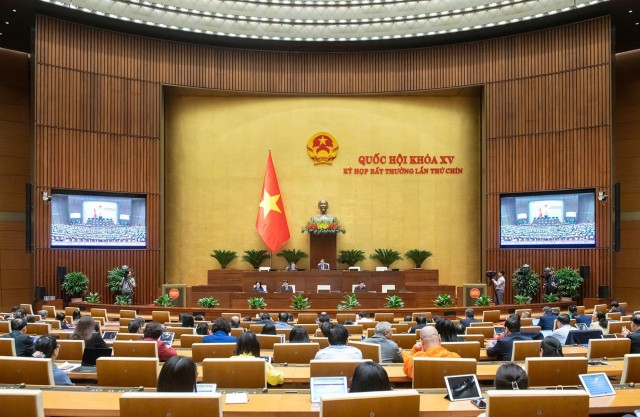 Quốc hội thảo luận về Chủ trương đầu tư dự án đầu tư xây dựng tuyến đường sắt Lào Cai - Hà Nội - Hải Phòng