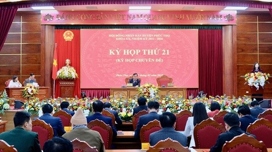 HĐND huyện Phúc Thọ tổ chức kỳ họp thứ 21 (kỳ họp chuyên đề)