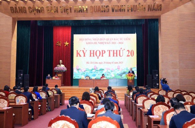 HĐND quận Bắc Từ Liêm họp kỳ thứ 20 xem xét, quyết nghị về sắp xếp tổ chức bộ máy