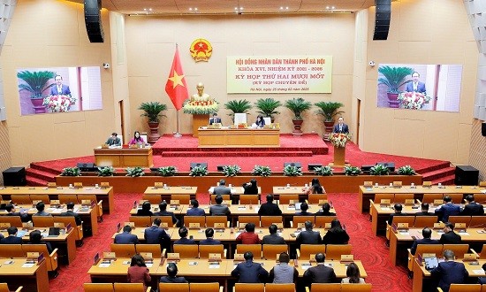 Khai mạc kỳ họp thứ 21 HĐND thành phố Hà Nội khóa XVI