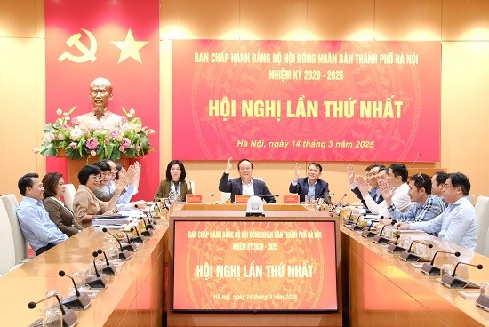 Ban Chấp hành Đảng bộ Hội đồng nhân dân Thành phố tổ chức Hội nghị lần thứ nhất