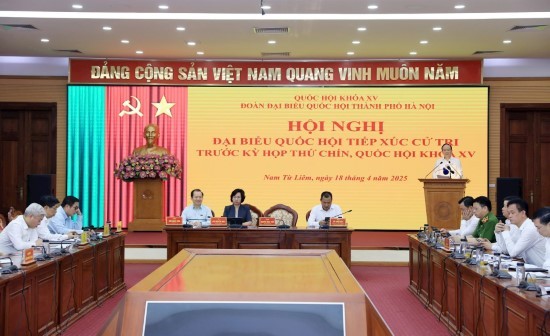 Chủ tịch HĐND thành phố Nguyễn Ngọc Tuấn tiếp xúc cử tri trước kỳ họp thứ chín Quốc hội khoá XV
