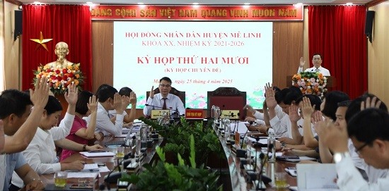 HĐND huyện Mê Linh thông qua Nghị quyết sắp xếp đơn vị hành chính