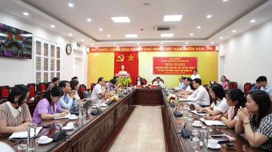 Đại biểu Quốc hội thành phố Hà Nội tiếp xúc cử tri các huyện: Thạch Thất, Quốc Oai, Chương Mỹ 