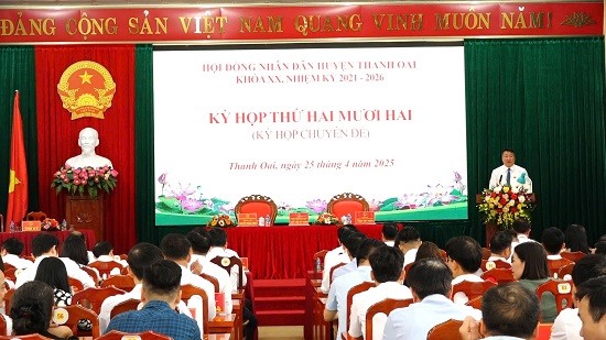 HĐND huyện Thanh Oai thông qua nghị quyết về phương án sắp xếp đơn vị hành chính