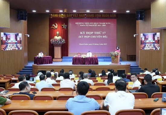 Kỳ họp HĐND quận Thanh Xuân: Thống nhất chủ trương sắp xếp đơn vị hành chính