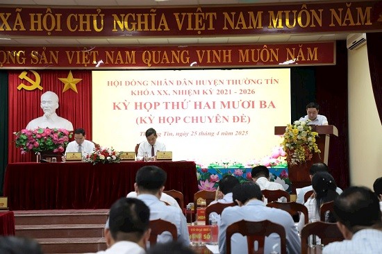 HĐND huyện Thường Tín thông qua nghị quyết về phương án sắp xếp đơn vị hành chính