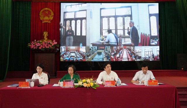 Đại biểu Quốc hội thành phố Hà Nội tiếp xúc cử tri trước kỳ họp thứ 9, Quốc hội khóa XV